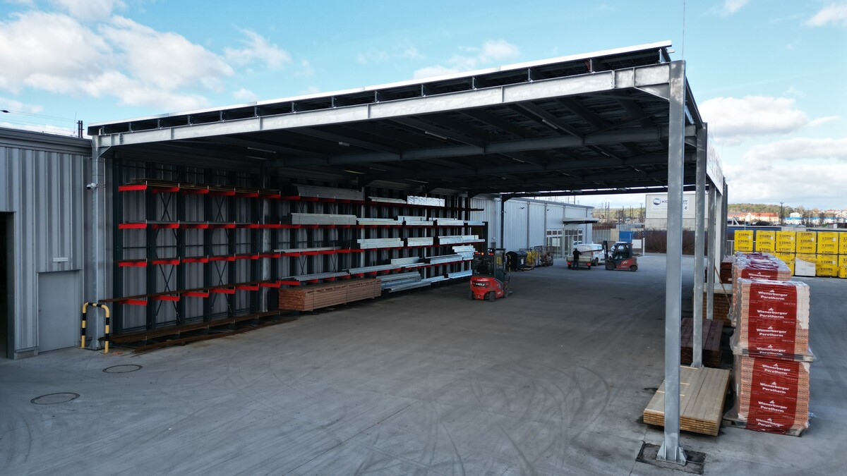 Carporio_PV roofing structure